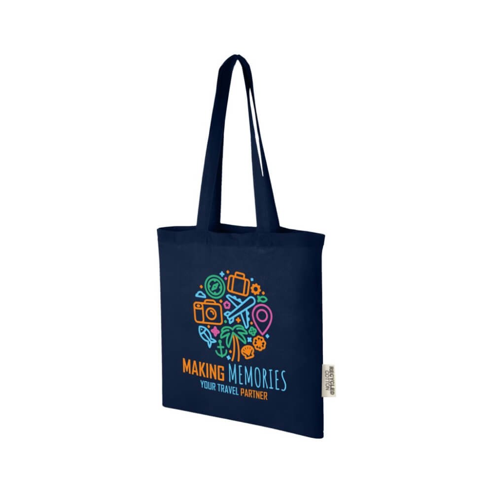 Recycled cotton tote bag